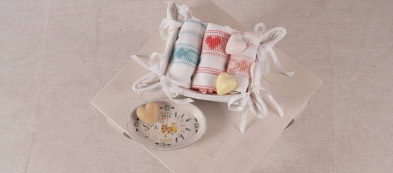 Lavette in lino e cotone