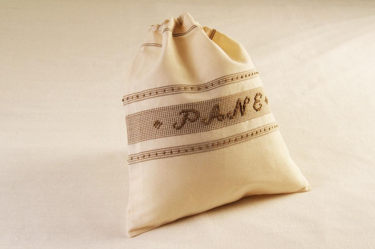 Art-16 sacco porta pane misto lino marrone