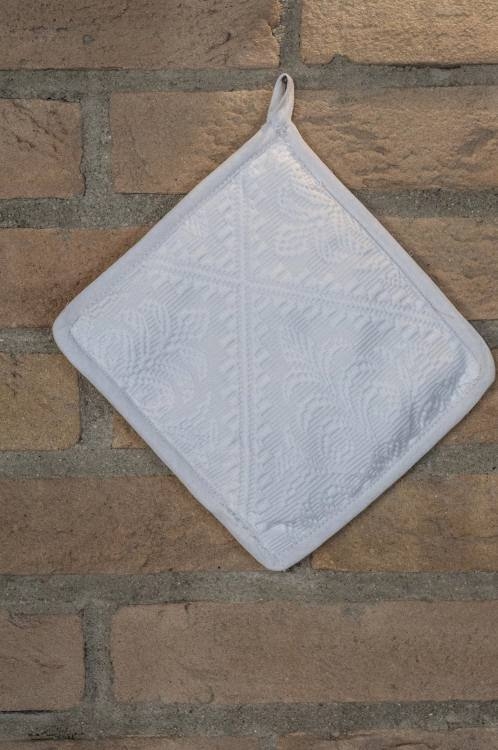 Art-2 presina in cotone con pistoccu bianco