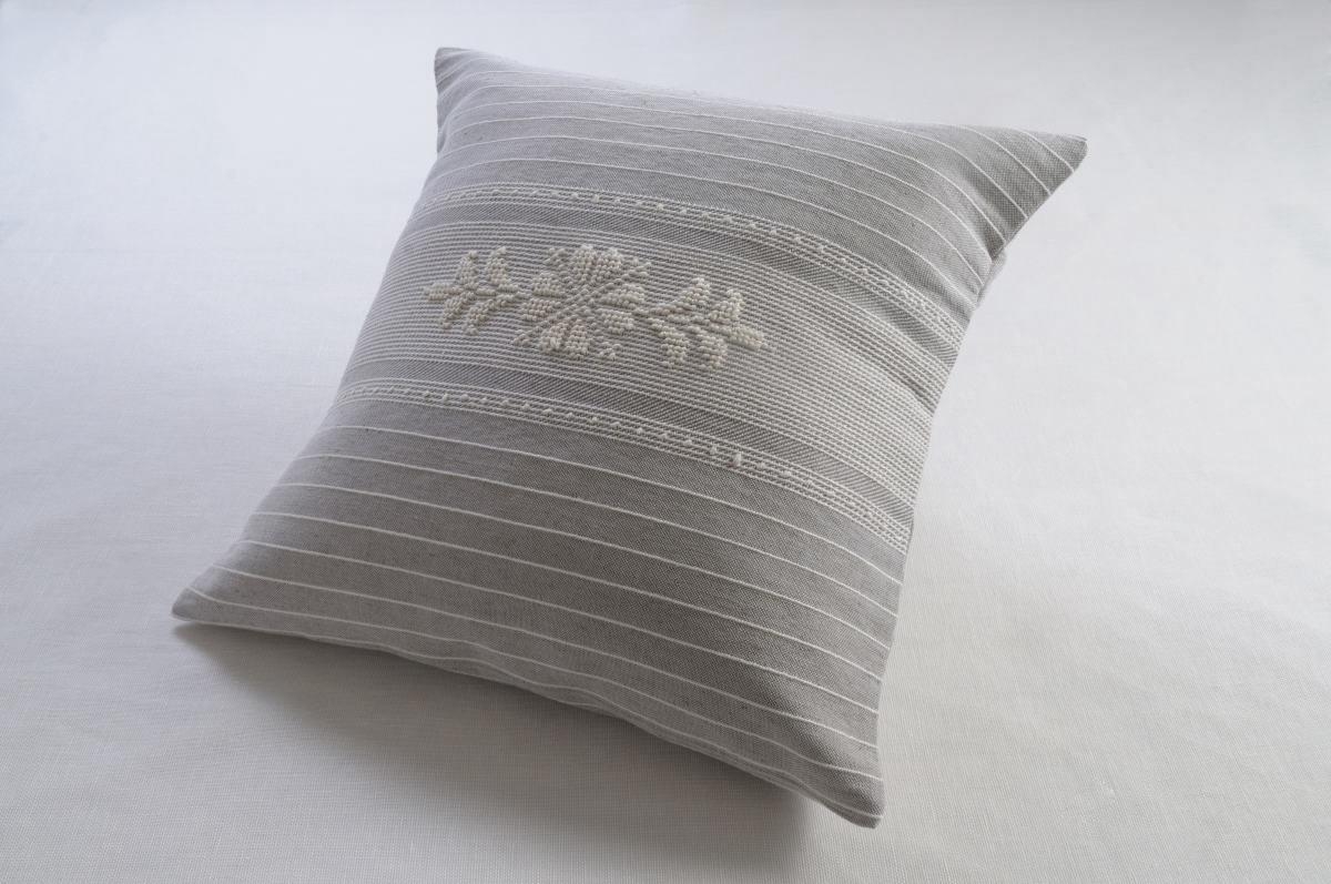 Art-21 copricuscino misto lino pistoccheddu ecrù