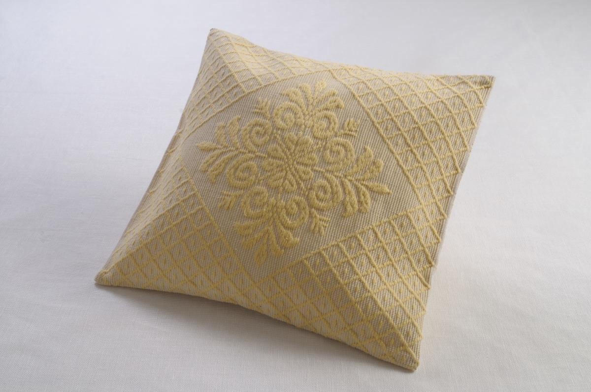 Art-28 copricuscino cotone pistoccu giallino