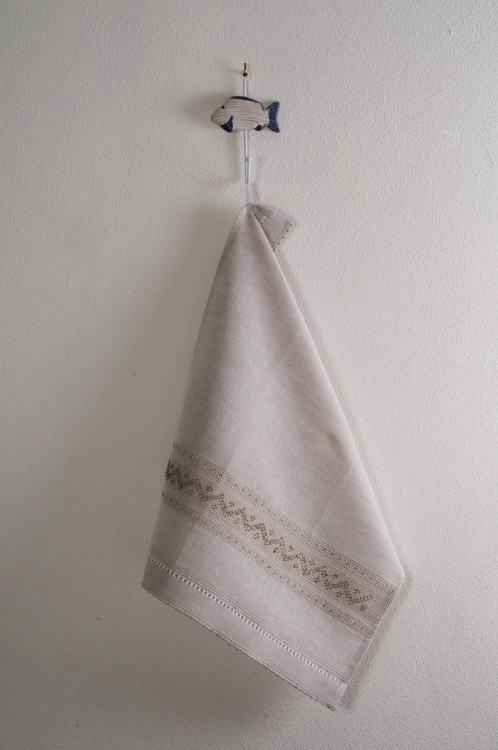 Art-3 canovaccio misto lino zig zag tortora