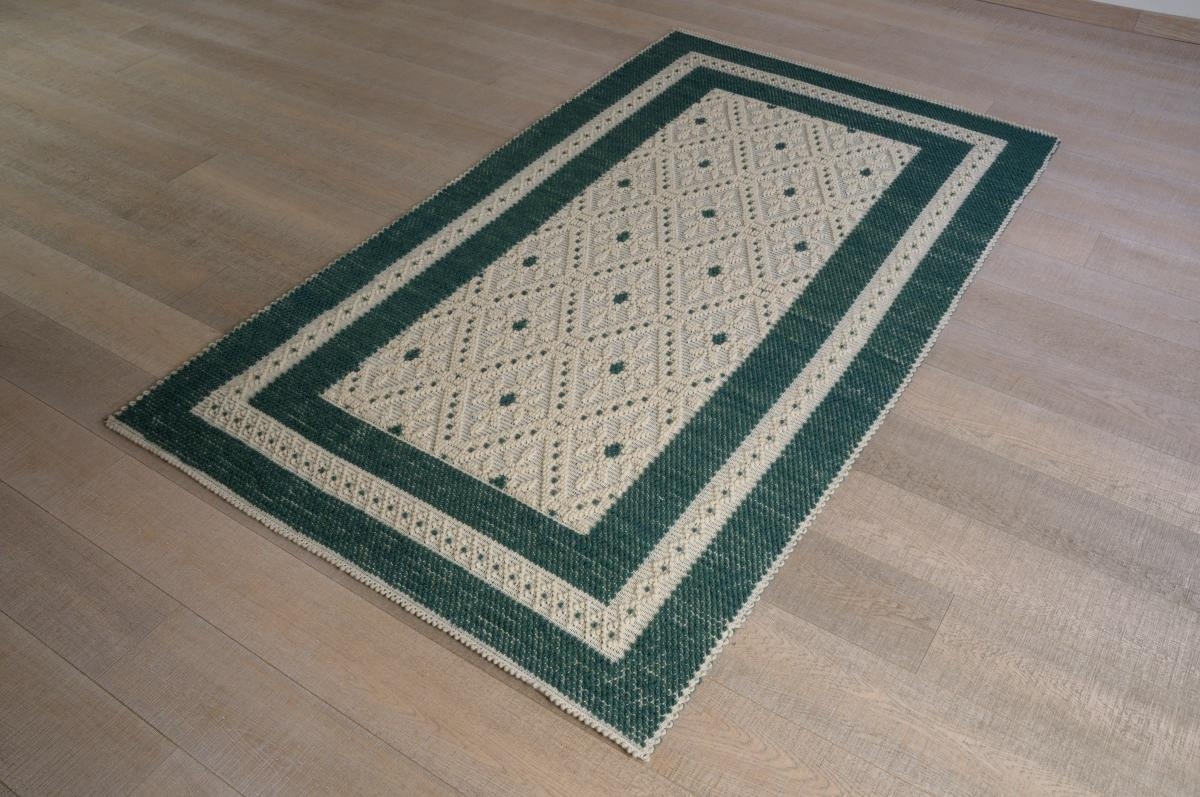 Art-44 tappeto lana tessuto a rilievo is arrampusu