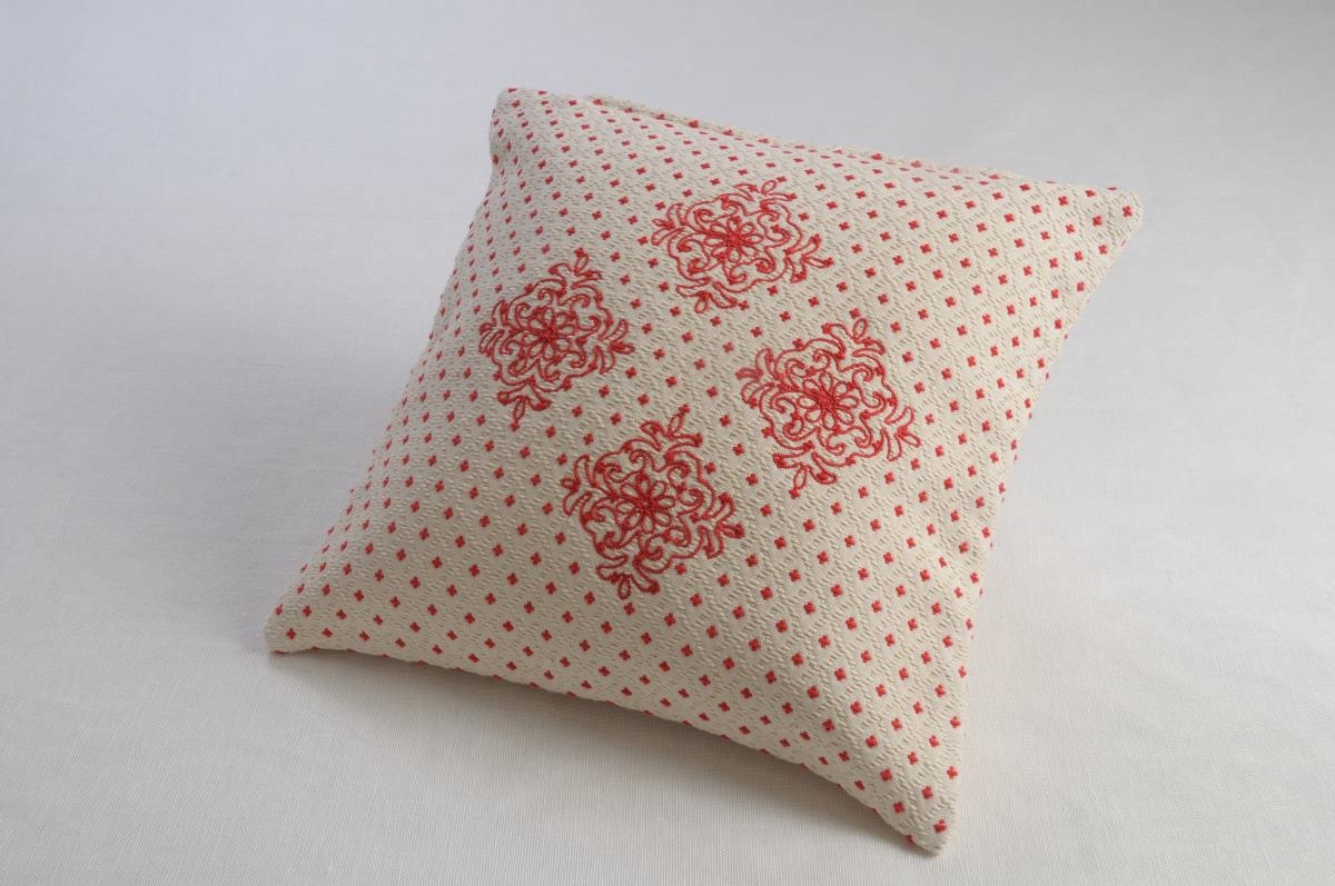 Art-48 copricuscino cotone pistoccu rosso