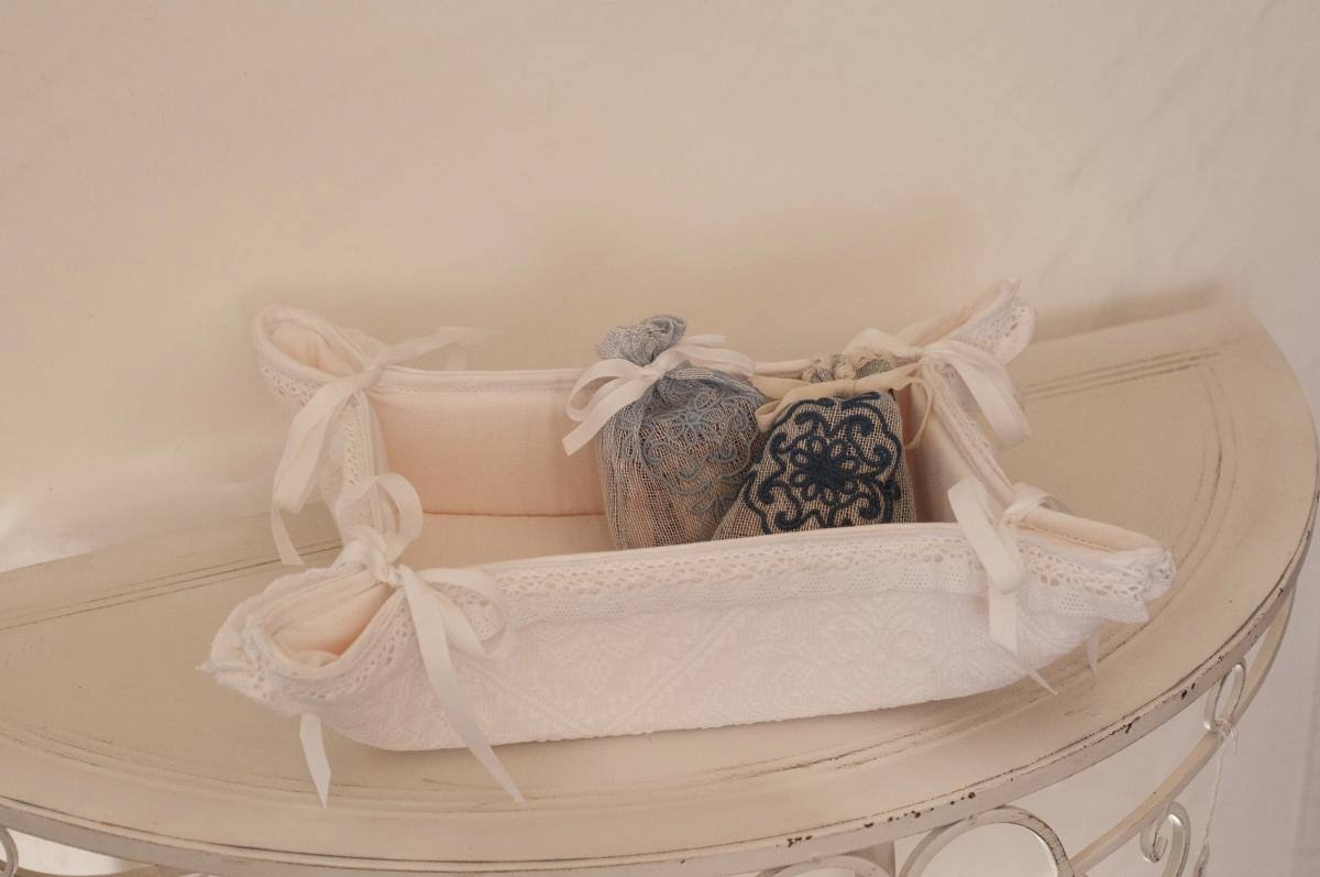 Art-8 svuota tasche cotone e misto lino pistoccu bianco